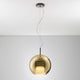 Fabbian Beluga Royal LED-Pendelleuchte Ø30cm mit eleganter, goldfarbener Oberfläche für luxuriöse Beleuchtung.