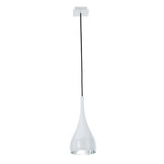 Fabbian Bijou Hängeleuchte Big E27 weiß, moderne Pendelleuchte mit weißem Diffusor für Küche, Wohnzimmer oder Bar