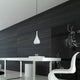 Moderne Fabbian Bijou Hängeleuchte Big E27 in einem eleganten Raum mit minimalistischem Design.