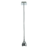 Fabbian Bijou Hängeleuchte Mini GU10 in glänzendem Chrom für modernes Wohndesign, ideal für Küchen und Wohnzimmer.