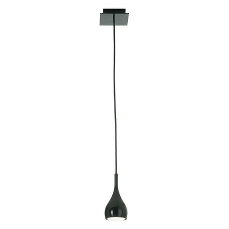 Moderne Fabbian Bijou Hängeleuchte Mini in Schwarz, ideal für Küche und Wohnzimmer.