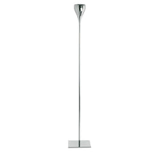 Fabbian Bijou floor lamp Ø 16cm in shiny chrome, refined design for modern and classic living spaces.