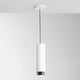 Fabbian Claque LED-Pendelleuchte Large 30cm in Weiß, moderne und präzise Beleuchtung für jeden Raum.