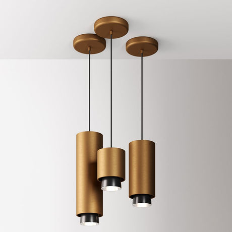 Fabbian Claque LED pendant light Large 30cm as a modern ceiling light made of aluminum with LED lighting.