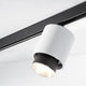 Fabbian Claque LED-Schienenleuchte Ø 10cm in modernem Design, ideal für stilvolle Innenräume.