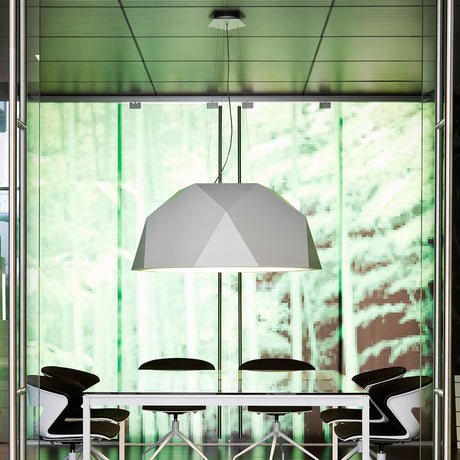 Fabbian Crio pendant light 115cm in a modern living space with elegant design.