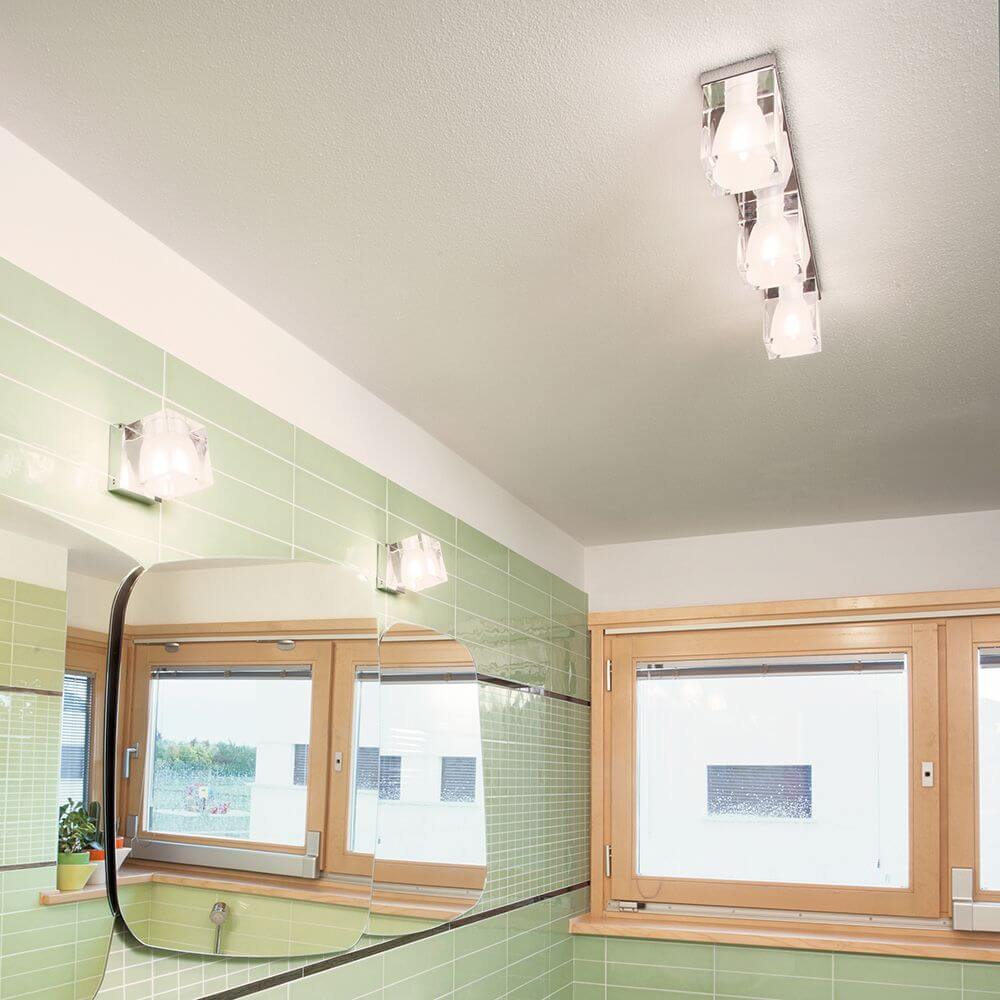 Fabbian Cubetto lampada da soffitto a 3 luci