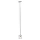 Fabbian Cubetto Pendelleuchte mit klarem Kristall-Diffusor und modernem Design, ideal für Zuhause oder öffentliche Räume.