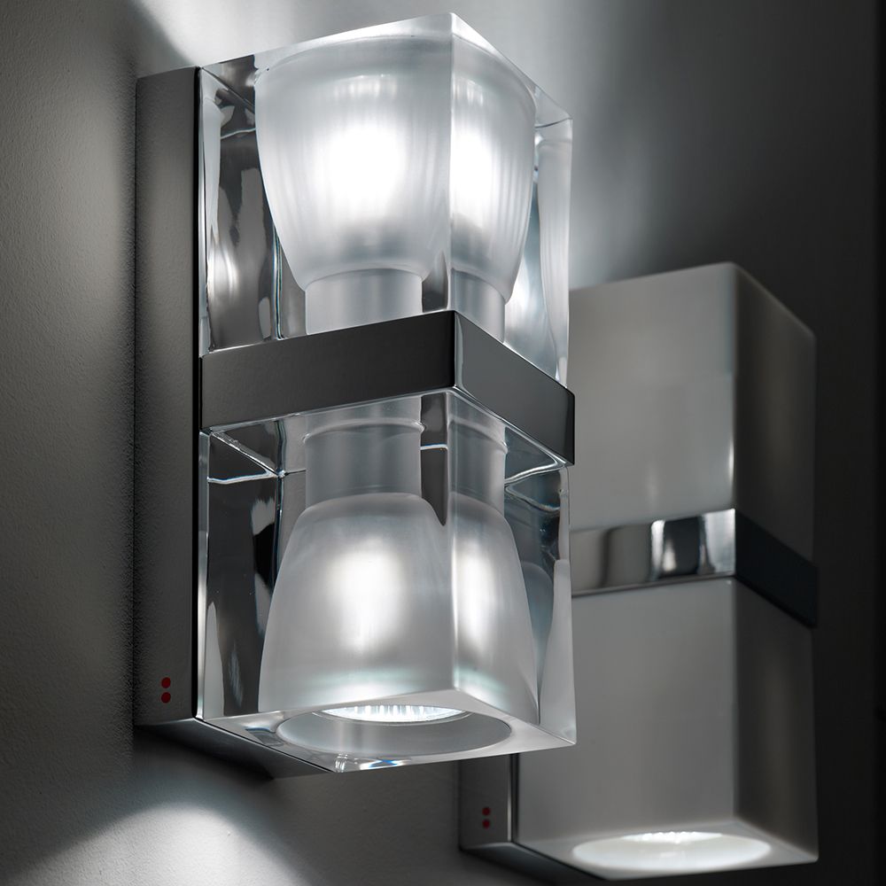 Fabbian Cubetto wall light 2-light