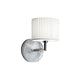 Fabbian Diamond&Swirl Wandlampe mit elegantem schwarz-weißem Lampenschirm für stilvolle Wohnräume.