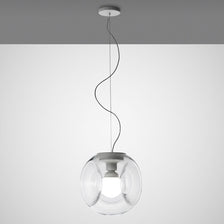 Fabbian Eyes Pendelleuchte Ø 35cm mit mundgeblasenem Glas und elegantem, raffiniertem Design