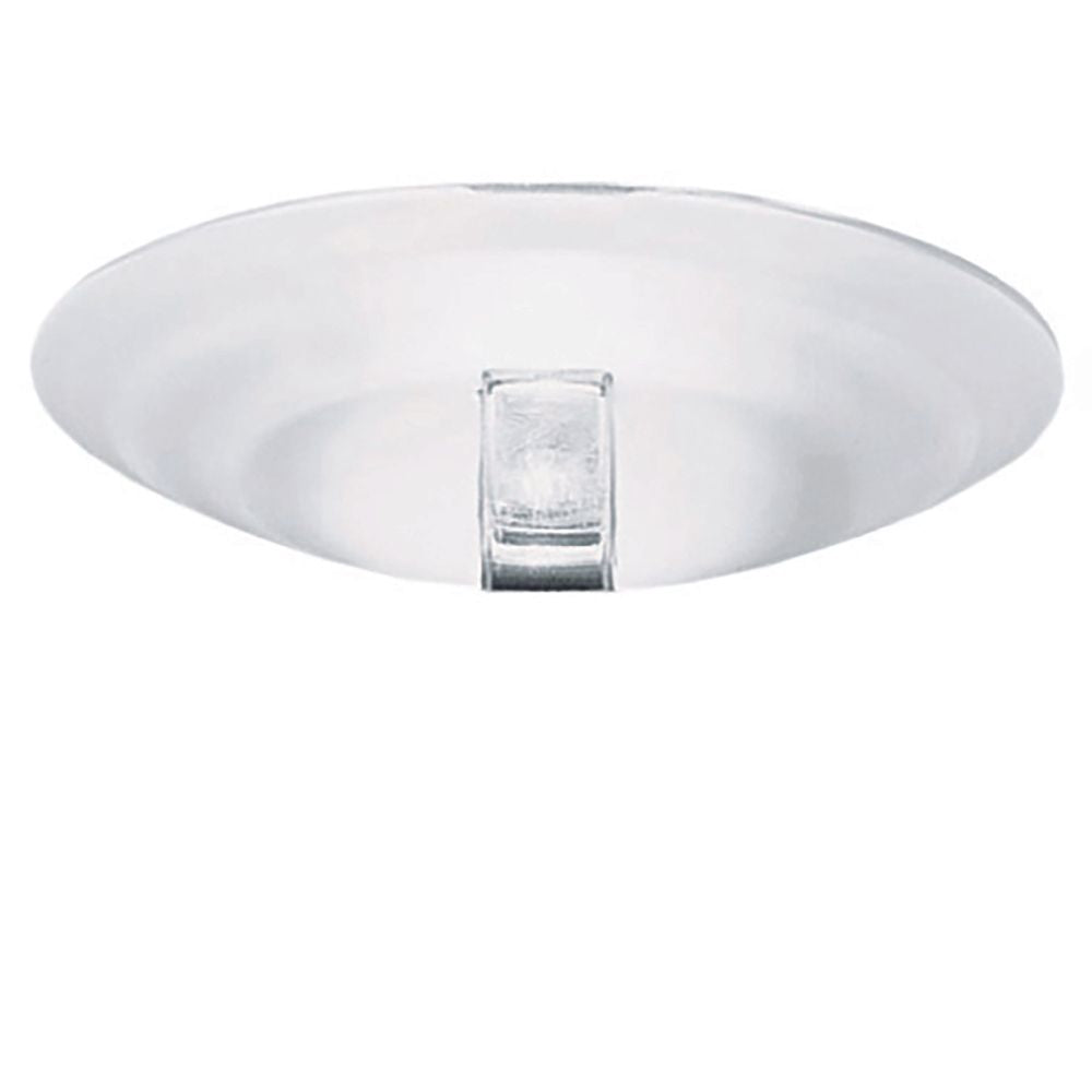 Fabbian Faretti Einbauleuchte Jnat GU10 in abgerundeter Form mit klarem Kristall-Diffusor.