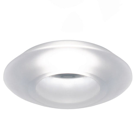 Fabbian Rombo recessed spotlight 12V with a faceted shape and transparent diffuser.
