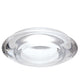 Fabbian Faretti Einbauleuchte Rombo 12V in transparenter ovaler Form mit dekorativem Licht.