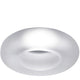 Fabbian Faretti Einbauleuchte Tondo GU10 in einfachem Design mit transparentem Kristall-Diffusor.