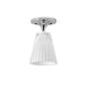 Fabbian Flow Deckenlampe Ø 12cm mit Glasdiffusor und dekorativem Muster, ideal für elegante Räume.