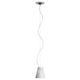 Fabbian Flow Hängelampe Ø 12cm mit Glasdiffusor in Weiß, ideal für Küche und Wohnzimmer.