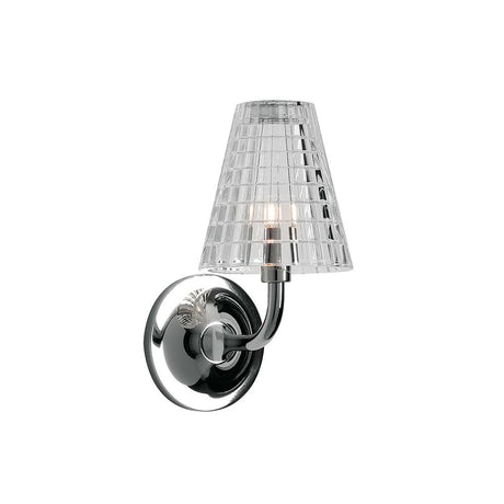 Fabbian Flow Wandleuchte mit elegantem Design und dekorativem Muster für stilvolle Beleuchtung.