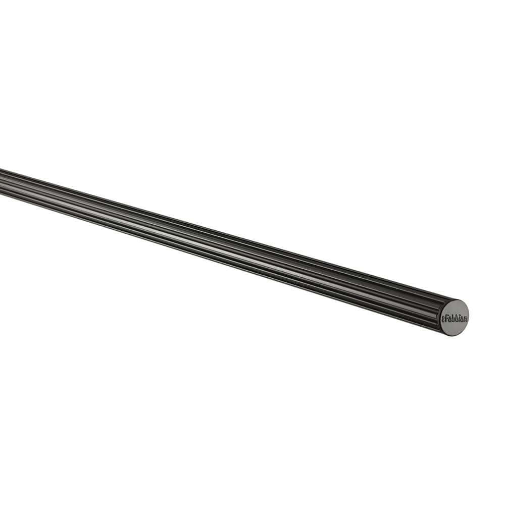 Fabbian Freeline Bar mit LED-Strip, 1m lange elegante Leiste in Schwarz für moderne Beleuchtung.