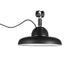 Fabbian Freeline LED-Schienenleuchte Ø 15cm in elegantem Schwarz, moderne Beleuchtungslösung für jeden Raum.