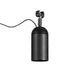 Fabbian Freeline LED-Schienenspot Ø 6cm in Schwarz, moderner Schienenstrahler für individuelle Lichtgestaltung.