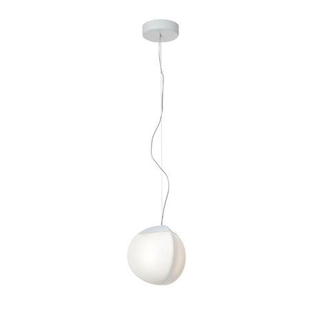 Fabbian Fruitfull LED-Pendelleuchte Mini elegante Deckenleuchte mit modernem Design in Weiß.
