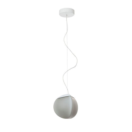 Fabbian Fruitfull LED-Pendelleuchte Mini in modernem Design, hängend mit elastischem Kabel, ideal für stilvolle Innenräume.