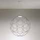Fabbian Giro LED-Hängeleuchte Ø 85cm in modernem Design mit kreativer Kreisform.
