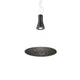 Fabbian Lens LED-Pendelleuchte Mini in Metall mit einzigartigem Diffusor-Design, ideal für verschiedene Räume.
