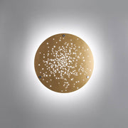 Fabbian Lens LED-Wandleuchte Ø 60cm mit stimmungsvollem Licht und dekorativem Design.