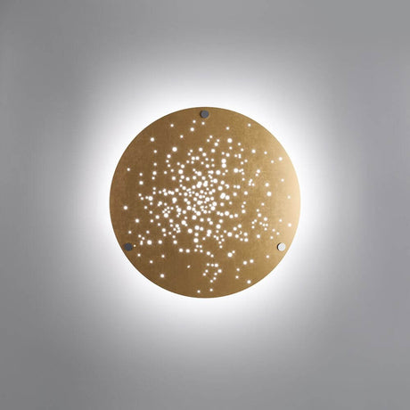 Fabbian Lens LED-Wandleuchte Ø 60cm mit stimmungsvollem Licht und dekorativem Design.