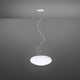 Fabbian Lumi Pendellampe White Ø 42cm hängt elegant von der Decke und sorgt für warmes Licht im Raum.
