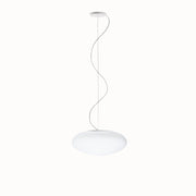 Fabbian Lumi Pendellampe White Ø 42cm, hängende Lampe mit klassischem Design und warmem Licht.