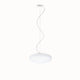Fabbian Lumi Pendellampe White Ø 42cm, hängende Lampe mit klassischem Design und warmem Licht.