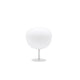 Fabbian Lumi Tischleuchte Mochi Ø 20cm mit Fuß in klassischem Design, ideal für Schlafzimmer oder Wohnzimmer.