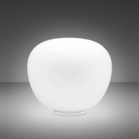 Fabbian Lumi Tischleuchte Mochi Large in klassischem Design, ideal für Schlafzimmer und Wohnzimmer.