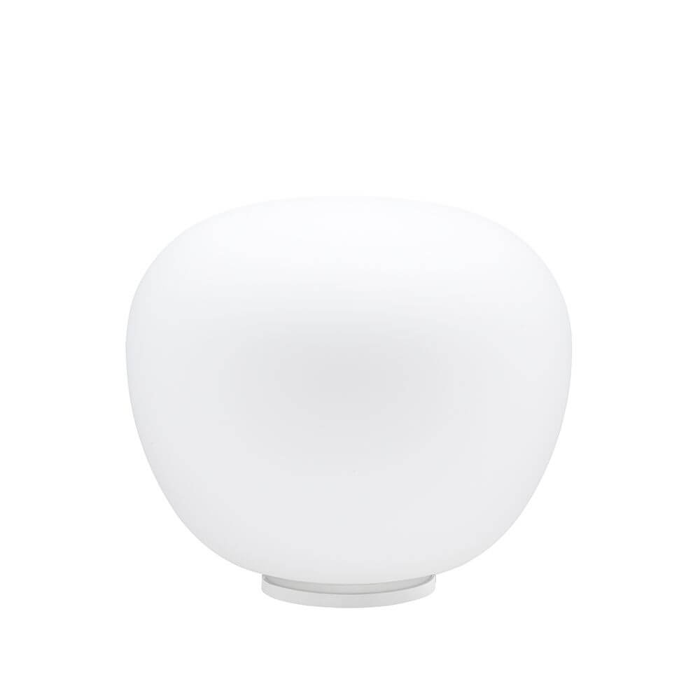 Fabbian Lumi Tischleuchte Mochi Large, elegante weiße Tischlampe mit klassischer Form für jeden Raum.
