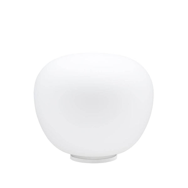 Fabbian Lumi table lamp Mochi Large, elegant white table lamp with a classic shape for any room.