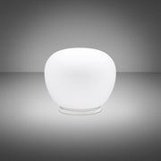 Fabbian Lumi Tischleuchte Mochi Small in weißem, klassischem Design und sanftem Licht, perfekt für jeden Raum.
