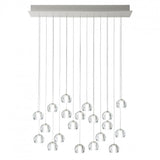 Fabbian Multispot LED Hang Lamp Beluga 20-flamme Angular
