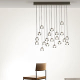 Fabbian Multispot LED Hang Lamp Beluga 20-flamme Angular