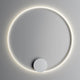 Fabbian Olympic LED-Wandleuchte Ø 138,7cm mit kreisförmigem Design und LED-Diffusor an Wand