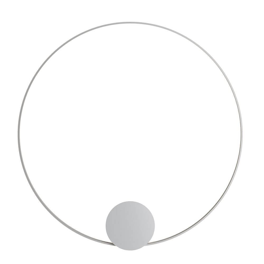 Fabbian Olympic LED-Wandleuchte Ø 138,7cm mit kreisförmigem Diffusor und modernem Design.