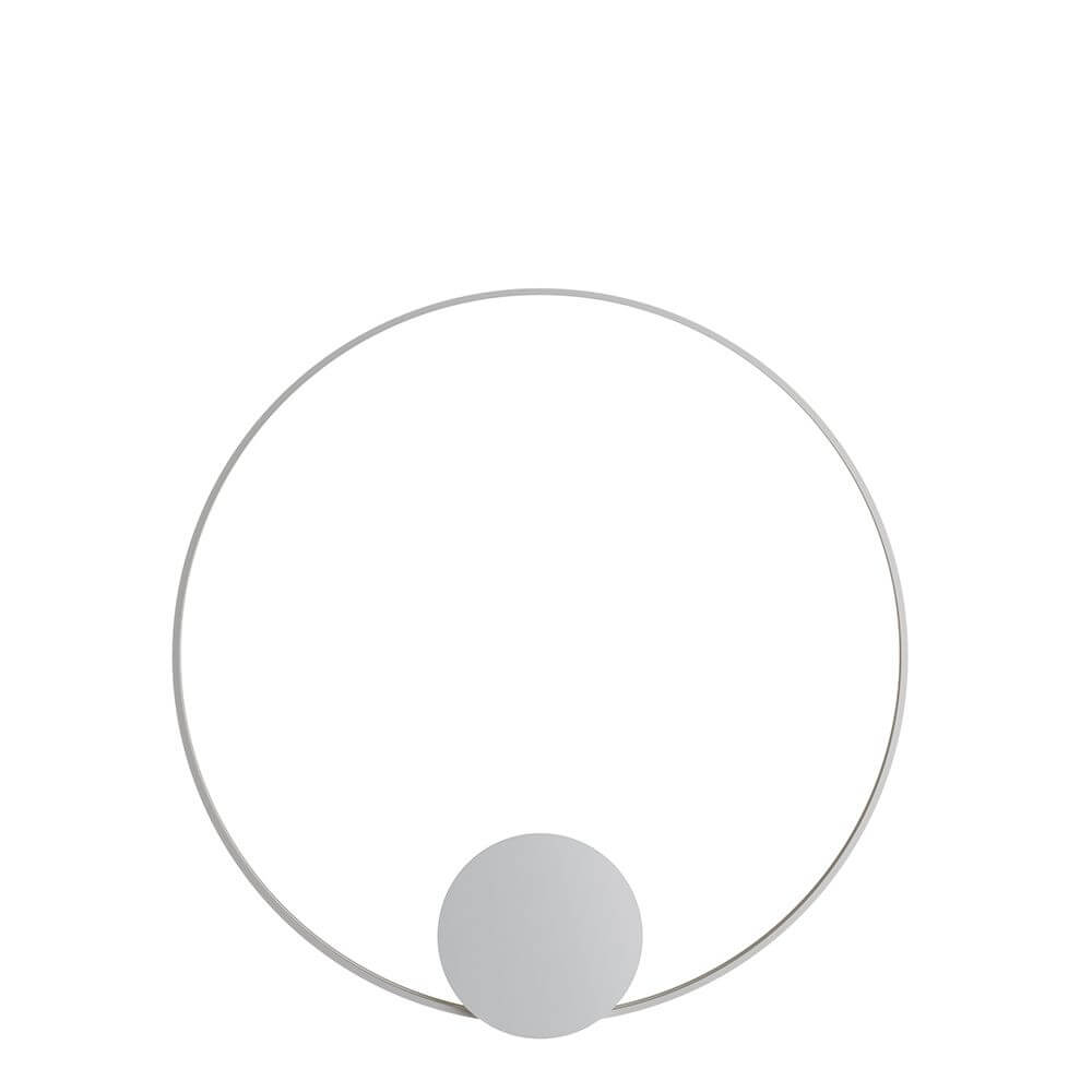 Fabbian Olympic Power LED-Wandleuchte Ø 108,7cm mit modernem, linearem Design und kreisförmigem Diffusor.