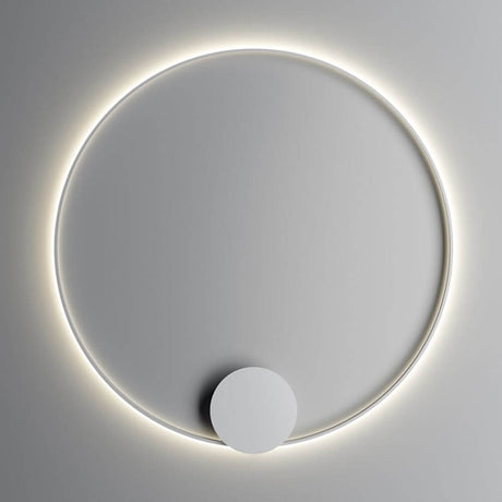 Fabbian Olympic Power LED-Wandleuchte Ø 138,7cm mit kreisförmigem Diffusor und elegantem Design.