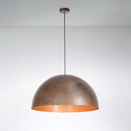 Fabbian Oru Pendelleuchte Ø 80cm in Kupferfarbe, elegant und modern, ideal für jede Einrichtung.