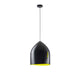 Fabbian Oru Pendelleuchte Mini in schwarz und gelb - moderner Lampenstil für jeden Raum.