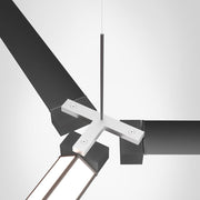 Fabbian Pivot Dreifachbefestigung - Verbindungselement für hängende Beleuchtung, elegante und moderne Designlösung.