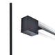 Fabbian Pivot LED-Wandleuchte Large 52W 230V in schwarzer Ausführung, Details der Wand- und Deckenleuchte.
