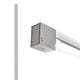 Fabbian Pivot LED-Wandleuchte Large 52W 230V mit drehbarem Licht und Aluminiumstange in Weiß.